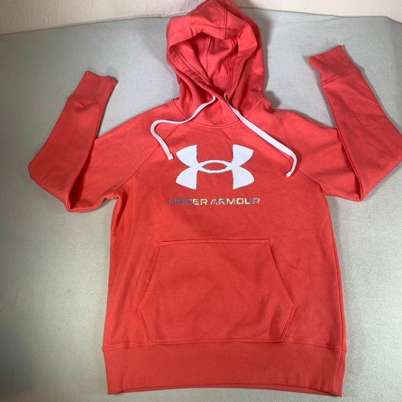 Under Armour Hoodie new with tags pullover rival fleece foil small - Picture 1 of 7